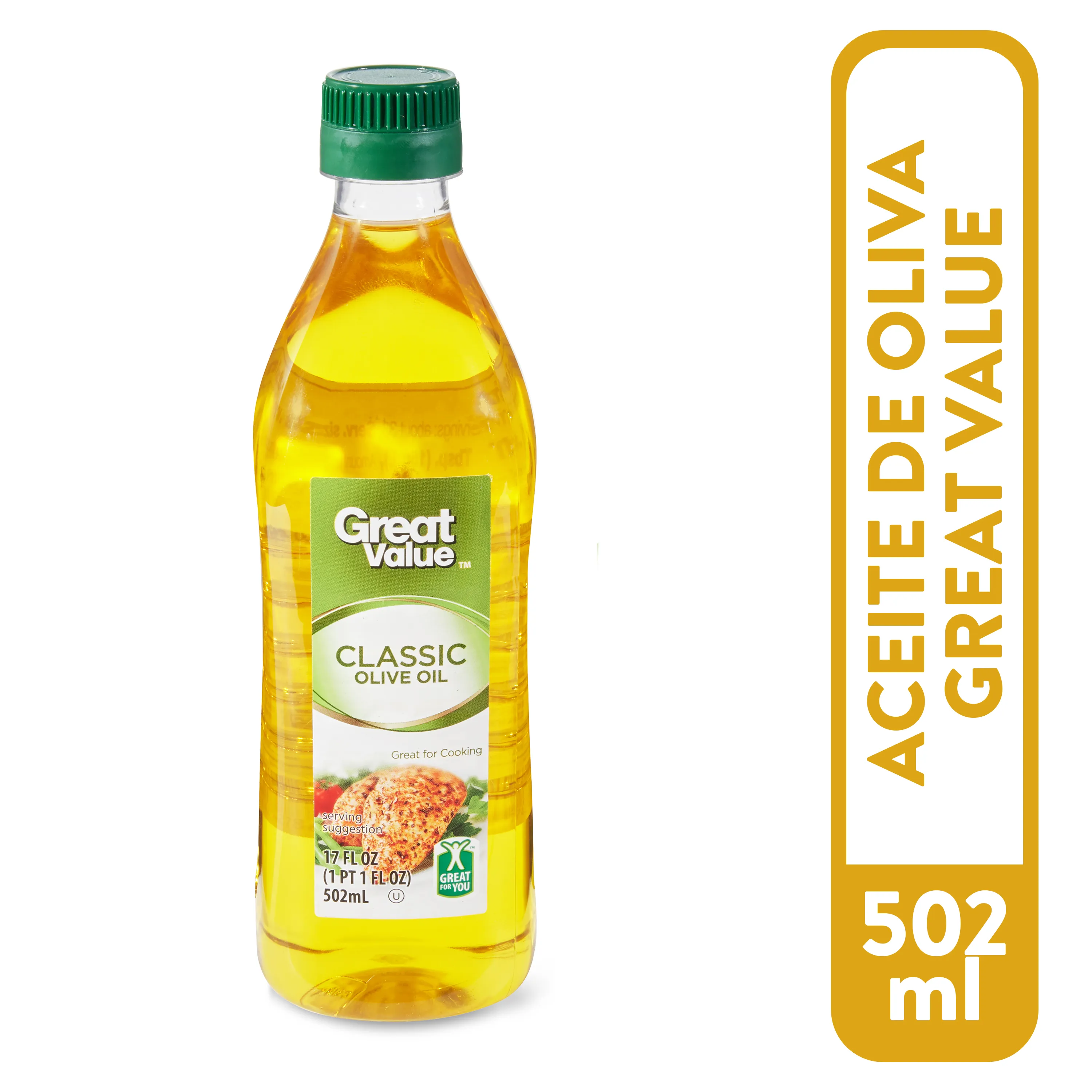 [5900.00] Great Value Aceite de Oliva Classic 502ml