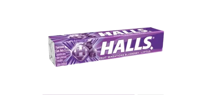 [600.00] Halls Mora Azul 9 unidades