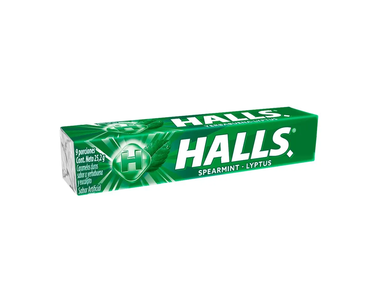 [600.00] Halls Yerbabuena 9 unidades