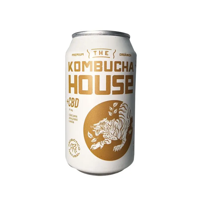 [2800.00] Kombucha House Cúrcuma Jengibre Limón CBD 350ml