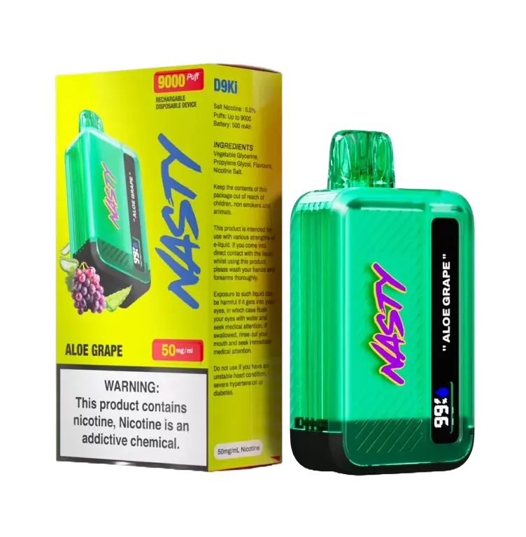 [8000.00] Nasty Aloe Grape 9000 puffs