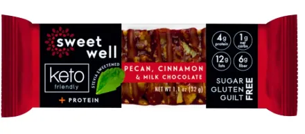 [1500.00] Sweetwell Barra Pecan, cinnamon Keto  32 g