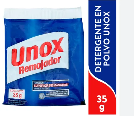 [1000.00] Unox Detergente en Polvo 35g